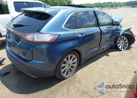 2018 Ford Edge Titanium z USA, uszkodzony, nr VIN 2FMPK4K92JBC26225